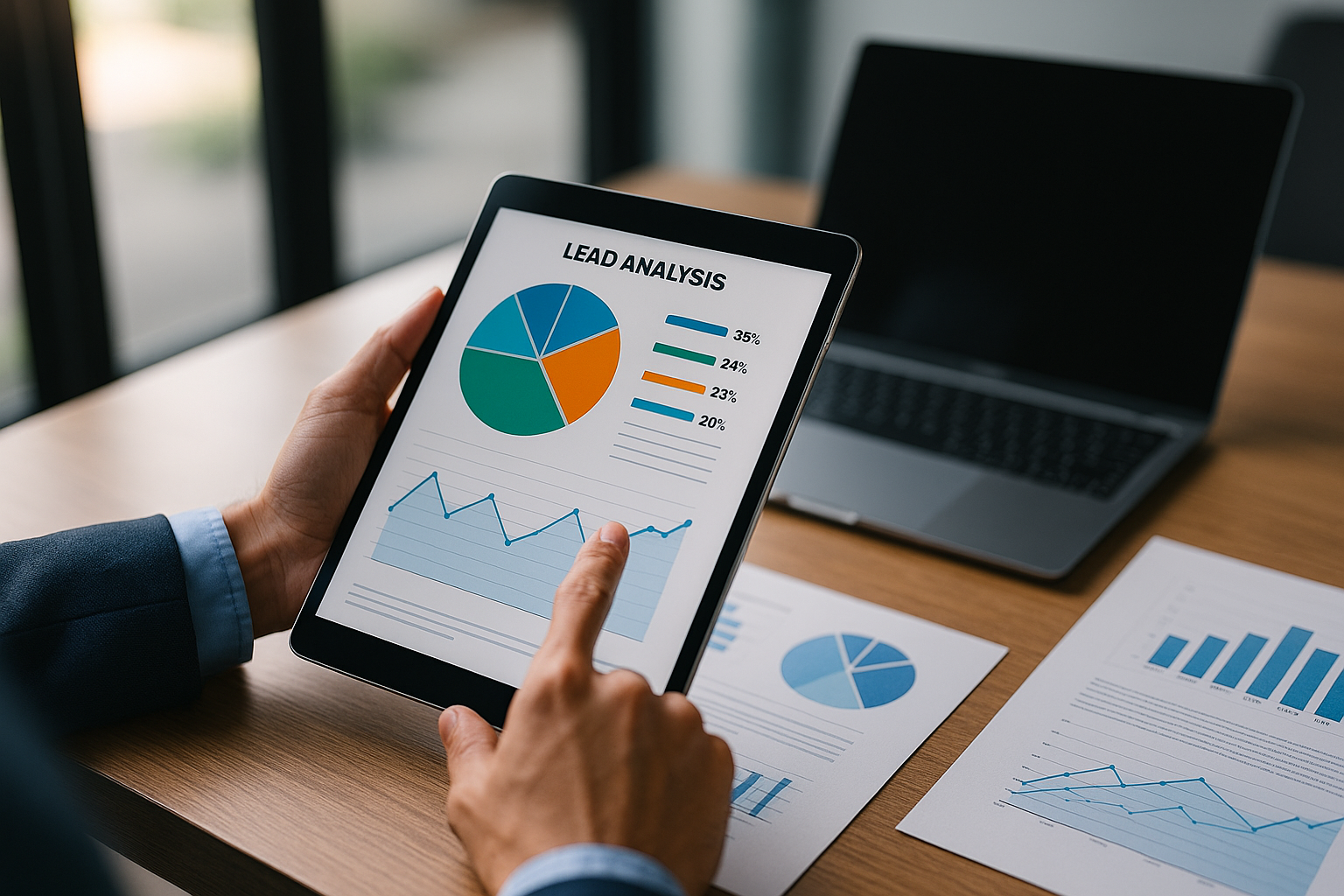 Real estate professional qualifying serious leads faster with AI assistant